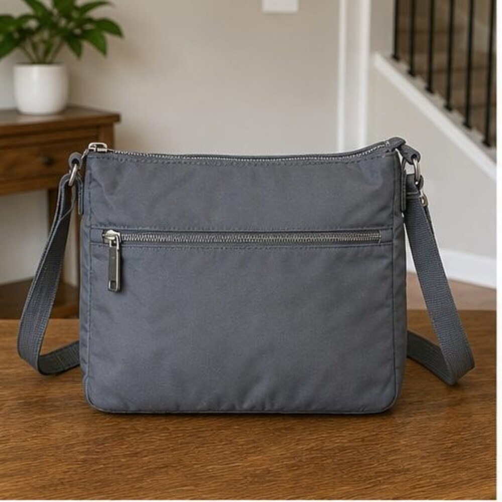 Sand Nylon Crossbody Bag